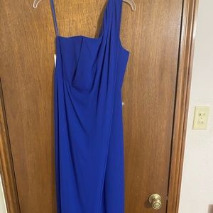 Blue BCBG formal gown